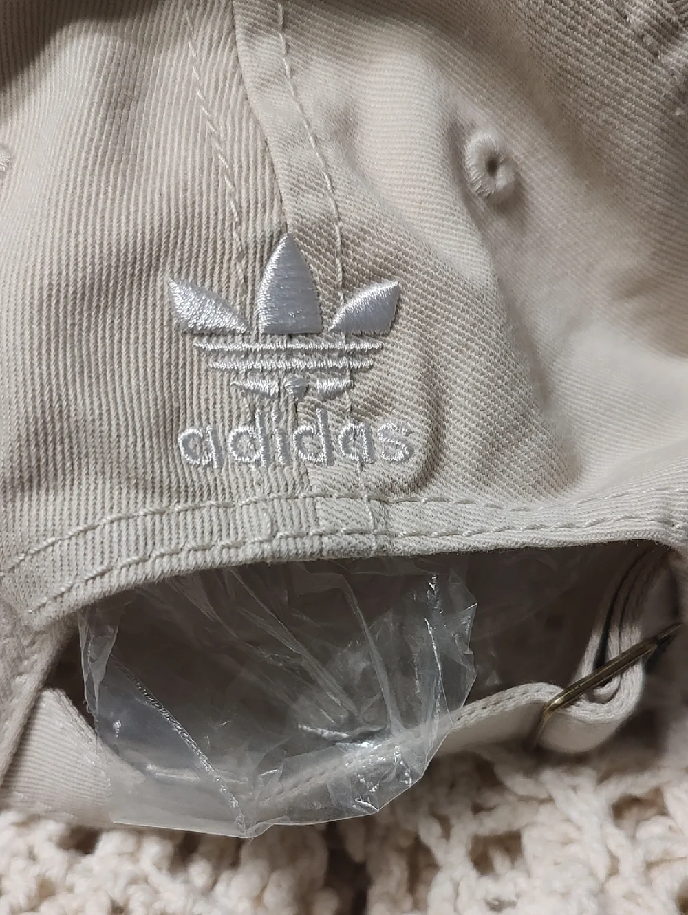 adidas Women's Trefoil Baseball Cap — Cream